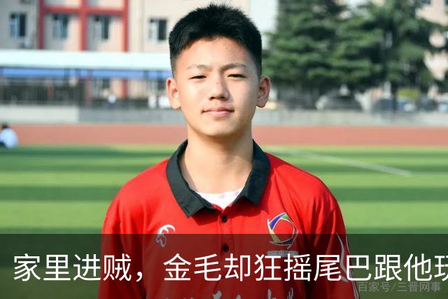 家里进贼，金毛却狂摇尾巴跟他玩。主人看完气笑了：你就这么看家啊？
